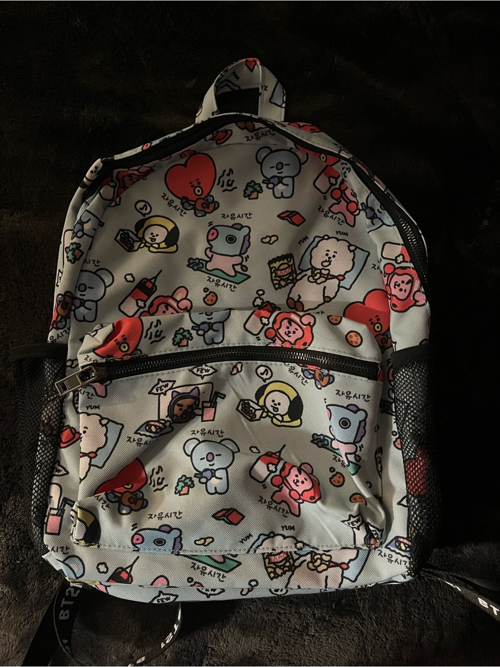 BT21 Light Blue Backpack
